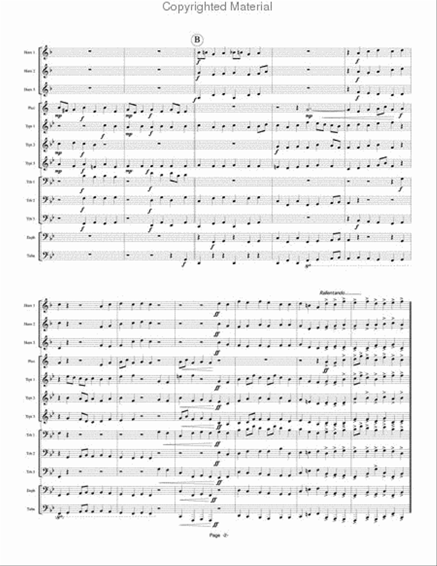 Pictures at on Exhibition Brass Ensemble scores gallery preview page 3