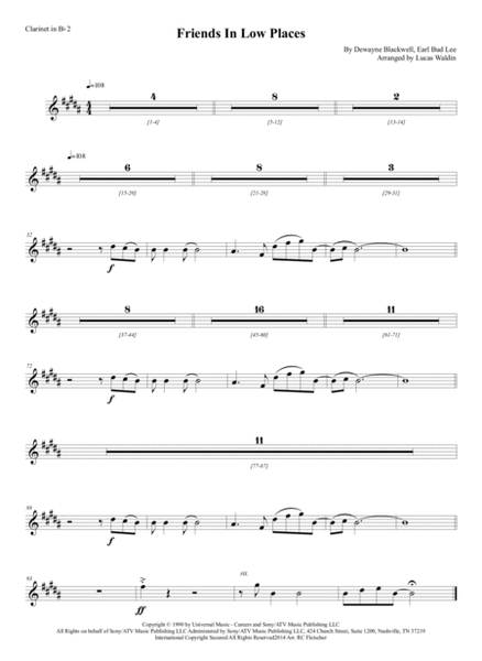 Friends In Low Places by Garth Brooks Full Orchestra - Digital Sheet Music