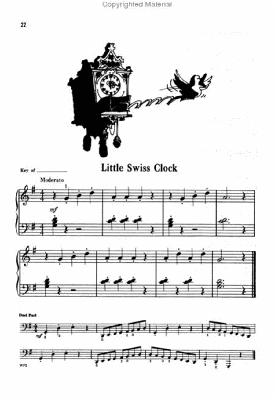 Piano Lessons, Level 1 Piano Method scores gallery preview page 3