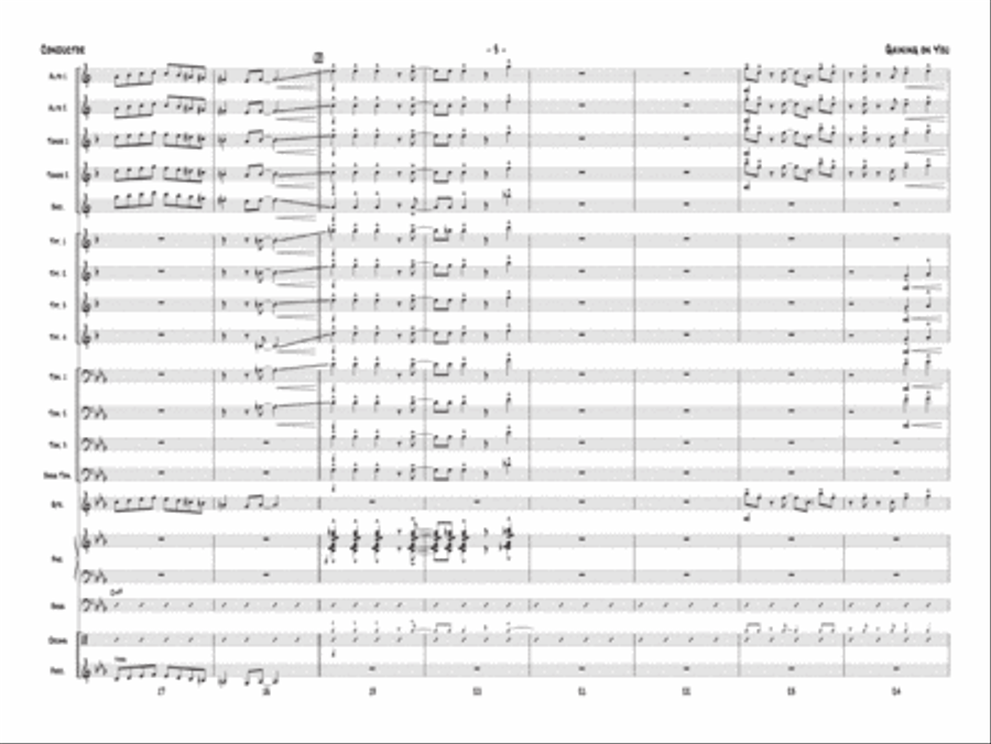 Gaining On You Gaining On You Jazz Ensemble scores gallery preview page 4