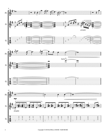 Wishing Well Flute - Digital Sheet Music