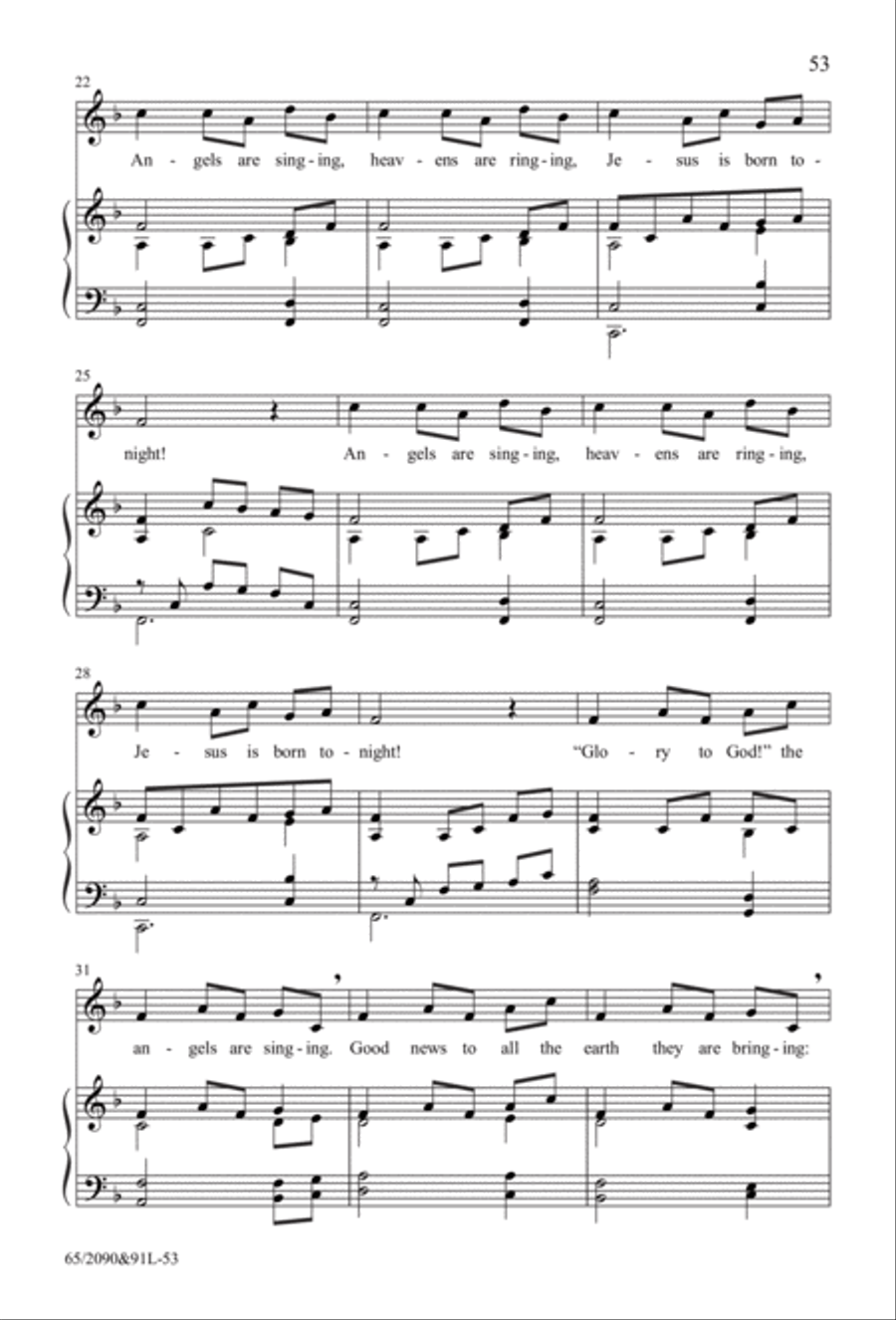 The Glory of Christmas - SATB with Performance CD 4-Part scores gallery preview page 27