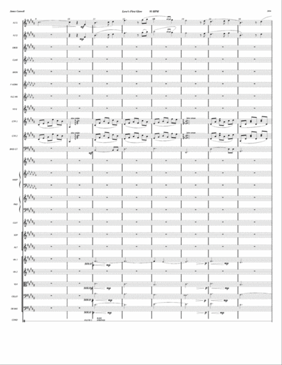 Love's First Glow 2-Part scores gallery preview page 2