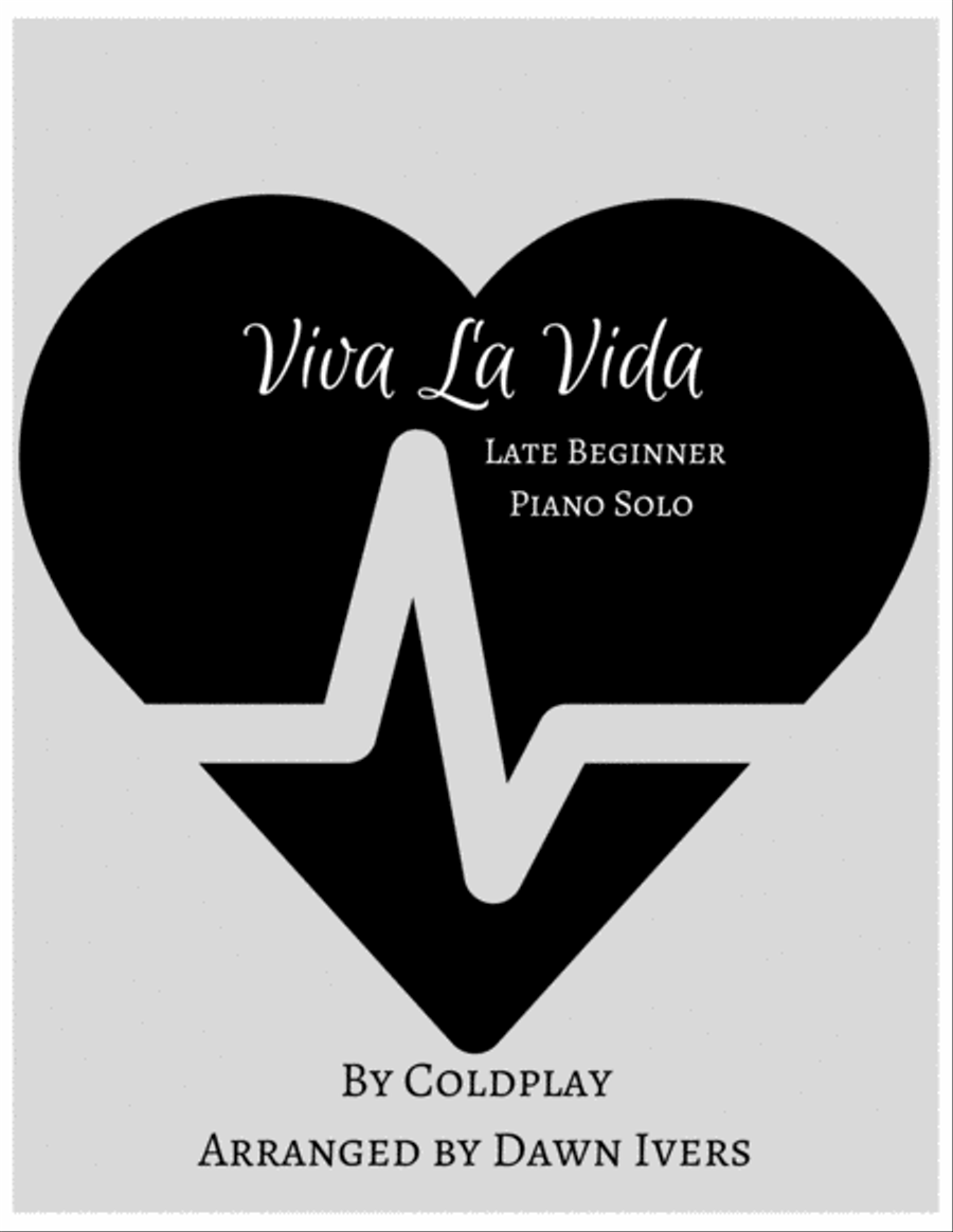 Viva La Vida Easy Piano scores gallery preview page 1