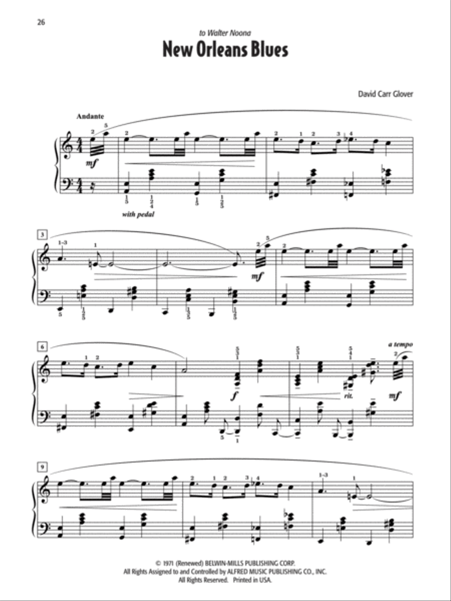 David Carr Glover's Favorite Solos, Book 3 Piano Method scores gallery preview page 4