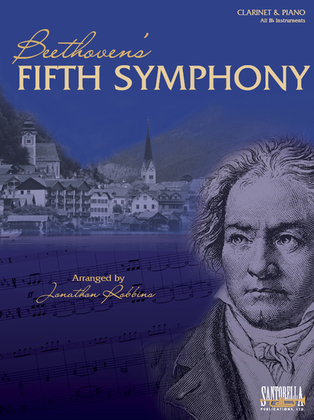 Book cover for Beethoven's Fifth Symphony for Clarinet and Piano