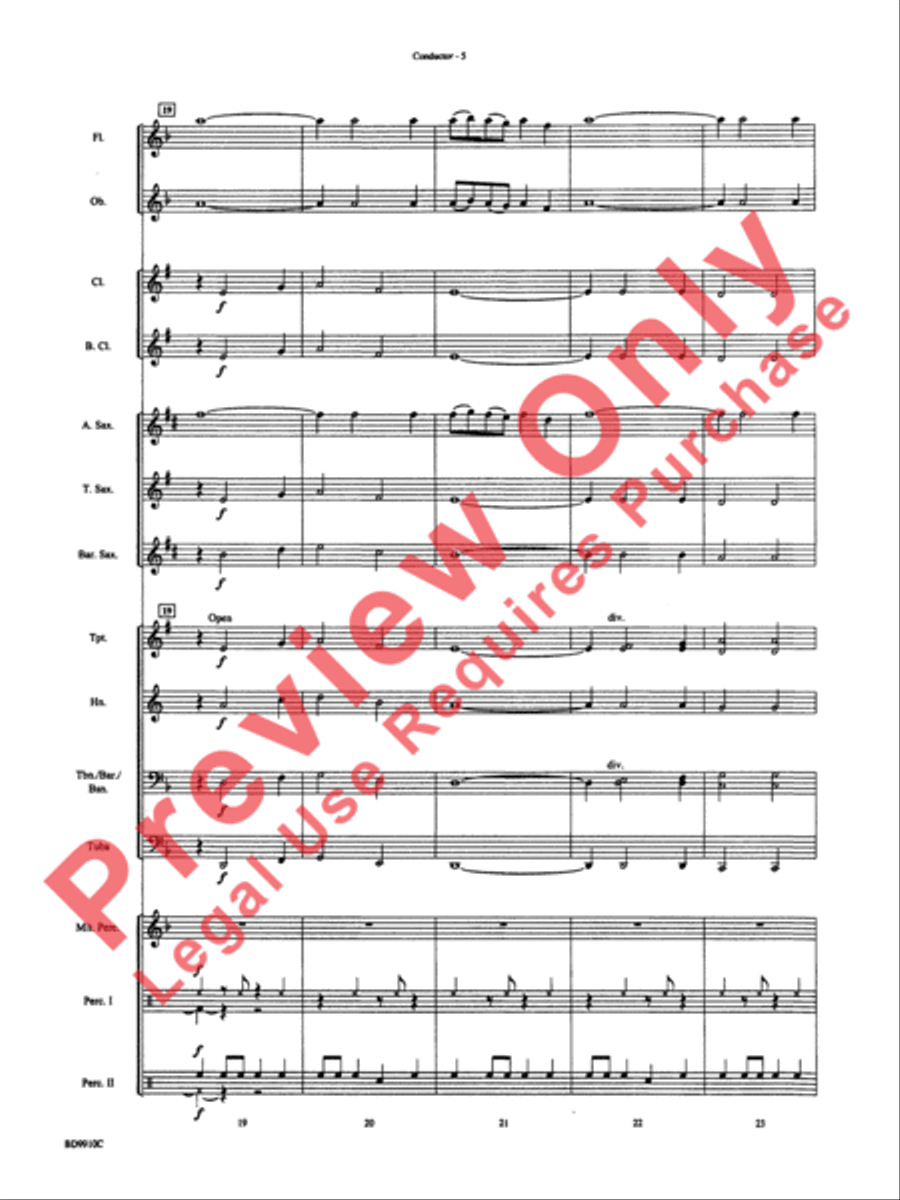 Voodoo Dance Concert Band scores gallery preview page 8