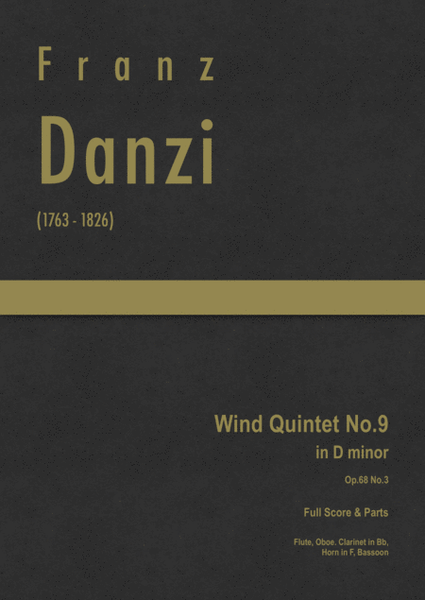 Danzi - Wind Quintet No.9 in D minor, Op.68 No.3