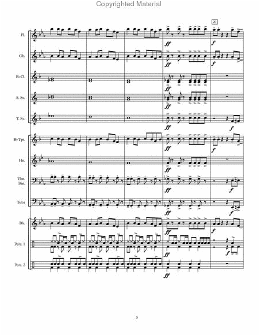 Short Pierre Short Pierre Concert Band scores gallery preview page 6