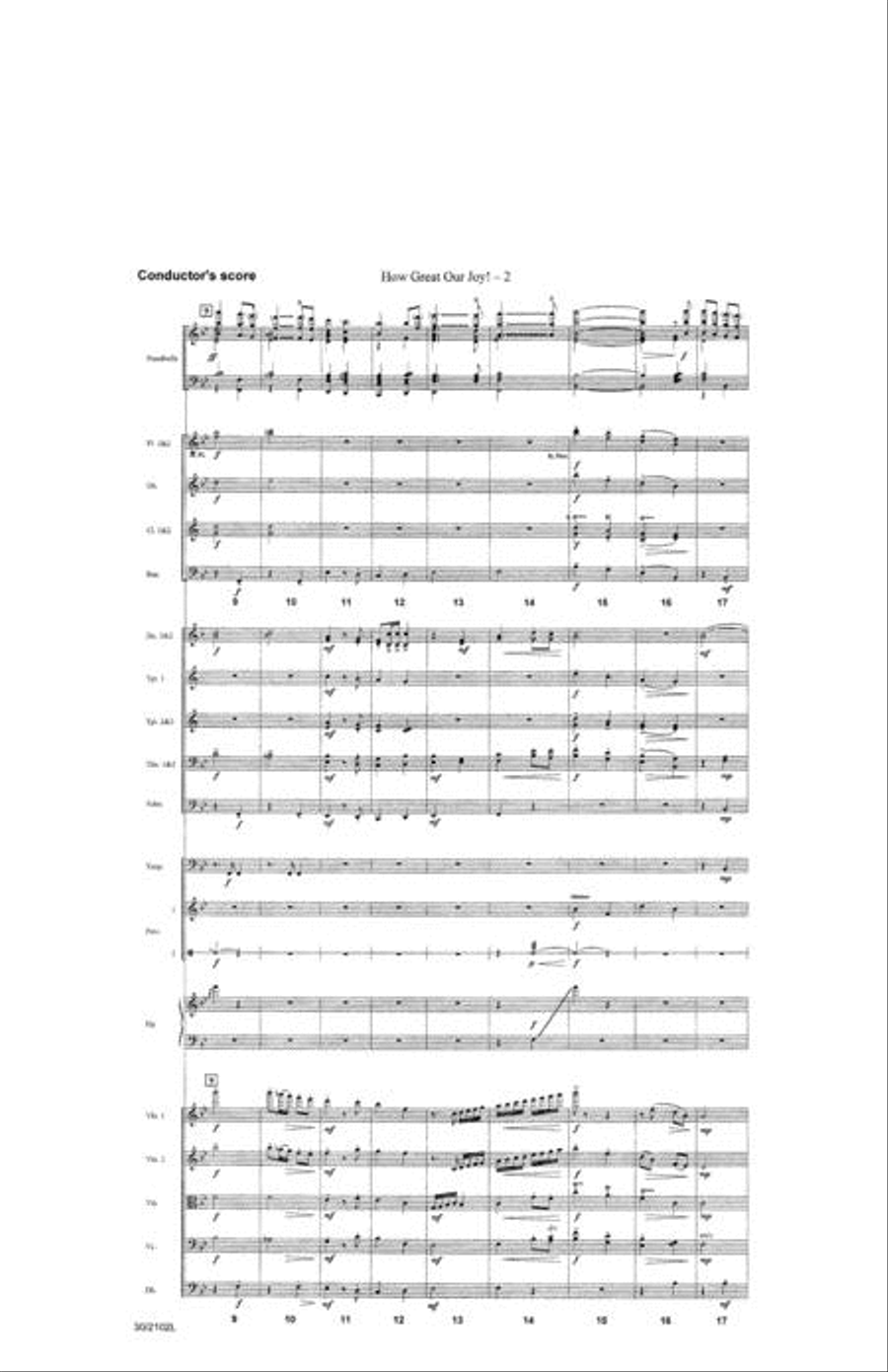 How Great Our Joy! - Orchestra Score and Parts Full Orchestra scores gallery preview page 3