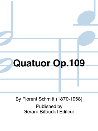Quatuor Op. 109