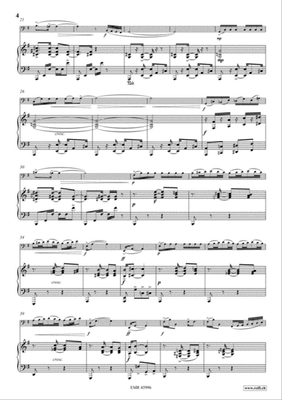 3 Preludes Bassoon Solo scores gallery preview page 6