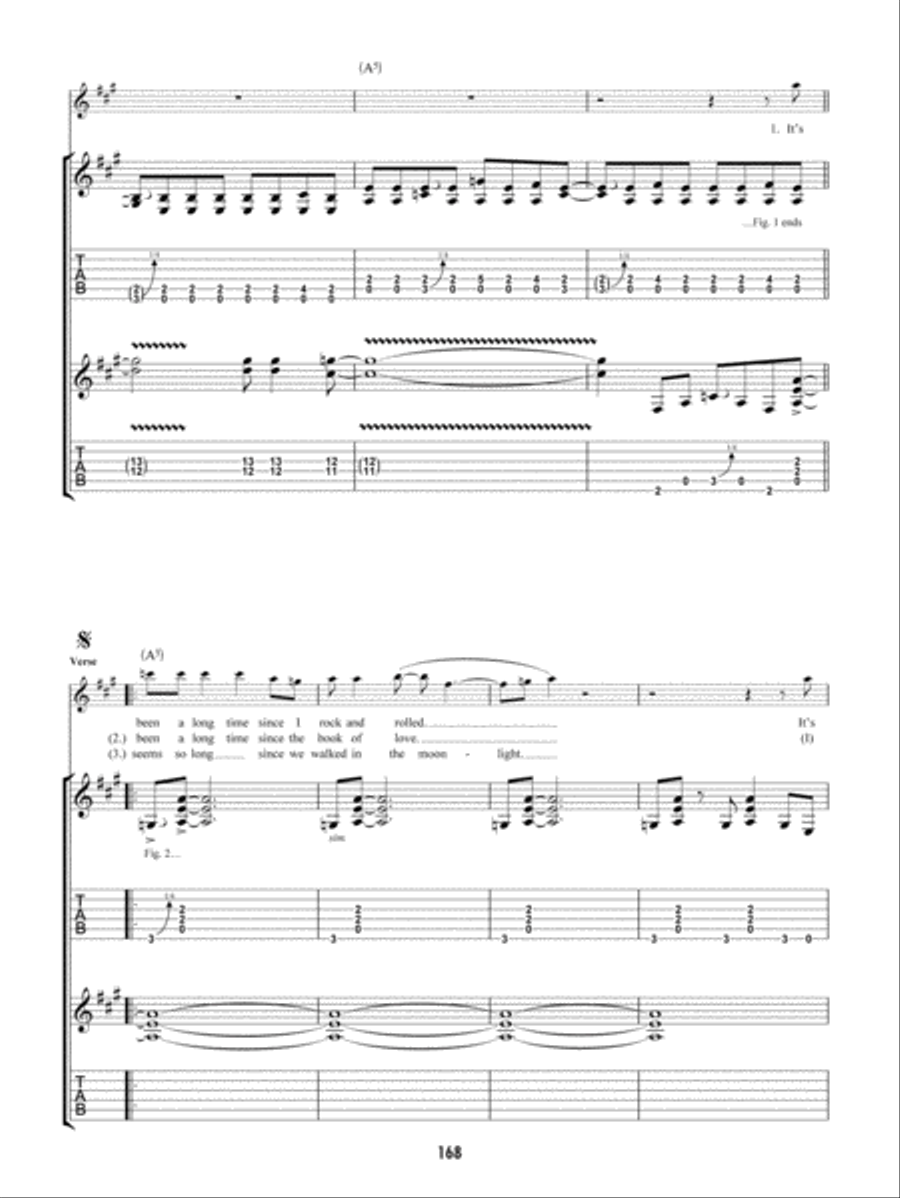 Rock and Roll Guitar Tablature scores gallery preview page 2