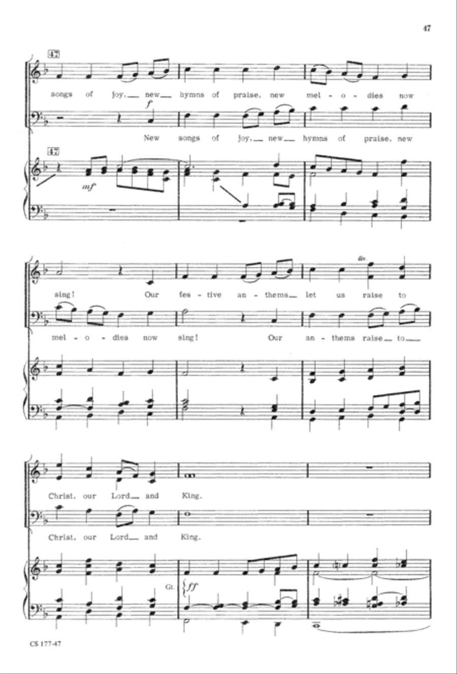 Foundation Anthems Foundation Anthems 3-Part scores gallery preview page 49