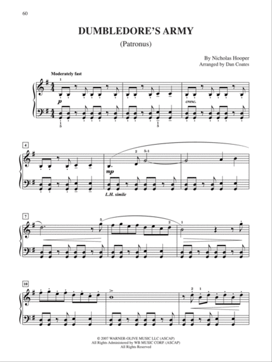 Harry Potter Magical Music Easy Piano scores gallery preview page 4