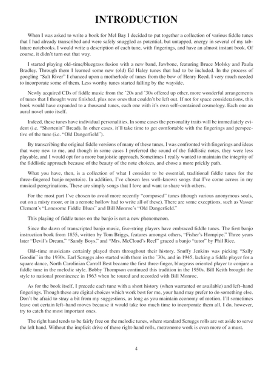 Tony Trischka Master Collection of Fiddle Tunes for Banjo Banjo scores gallery preview page 10