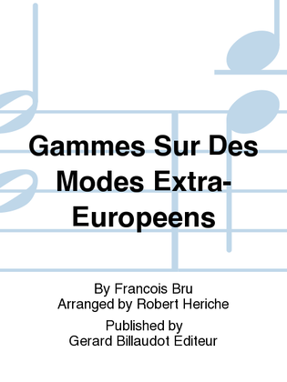 Gammes Sur Des Modes Extra-Europeens