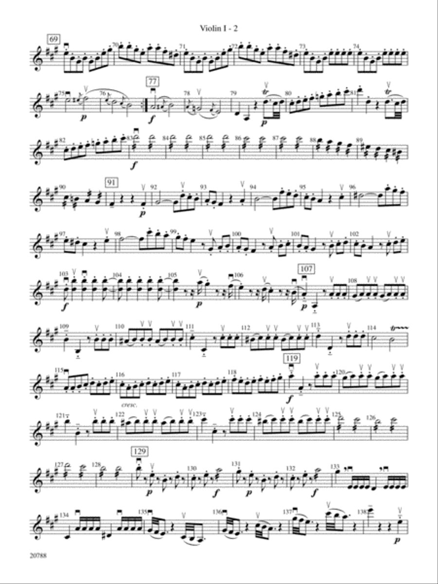 Symphony No. 29 (1st Movement): 1st Violin String Orchestra scores gallery preview page 2