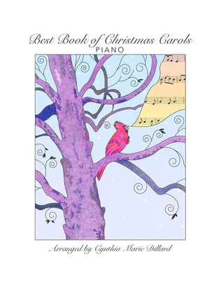 Book cover for Best Book of Christmas Carols - Piano edition