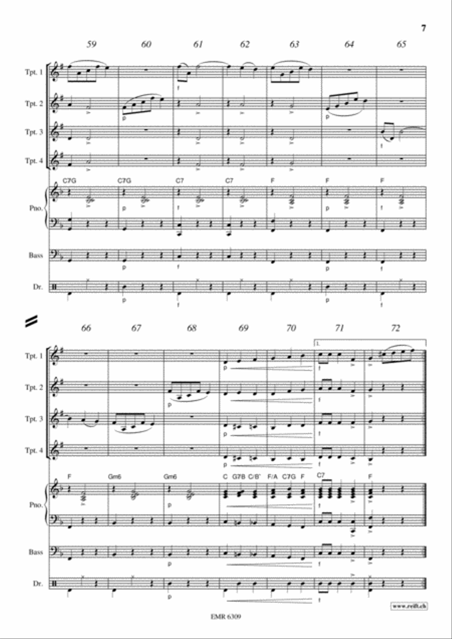 Donauwellen Trumpet scores gallery preview page 7
