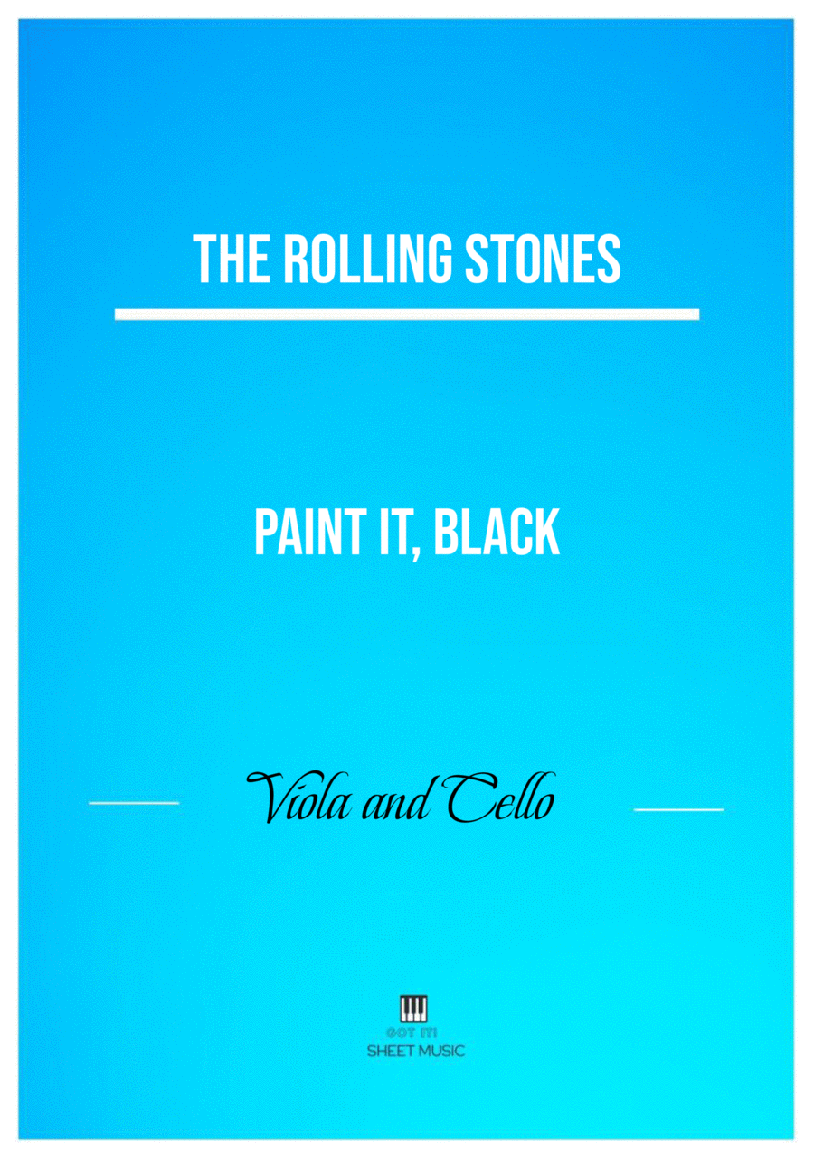 Paint It, Black Trumpet Duet scores gallery preview page 1