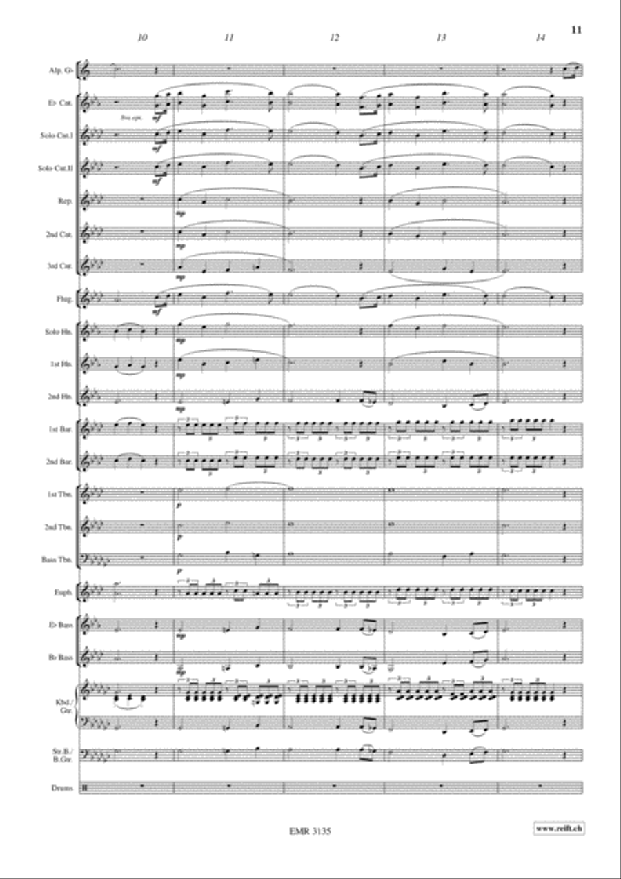 Alpine Cowboy Alpine Cowboy Brass Band scores gallery preview page 10