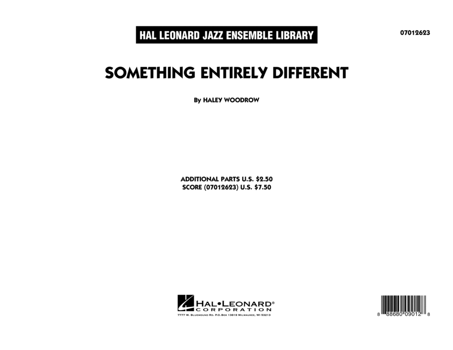 Something Entirely Different
                        Jazz Ensemble -
                         Digital Sheet Music
                        