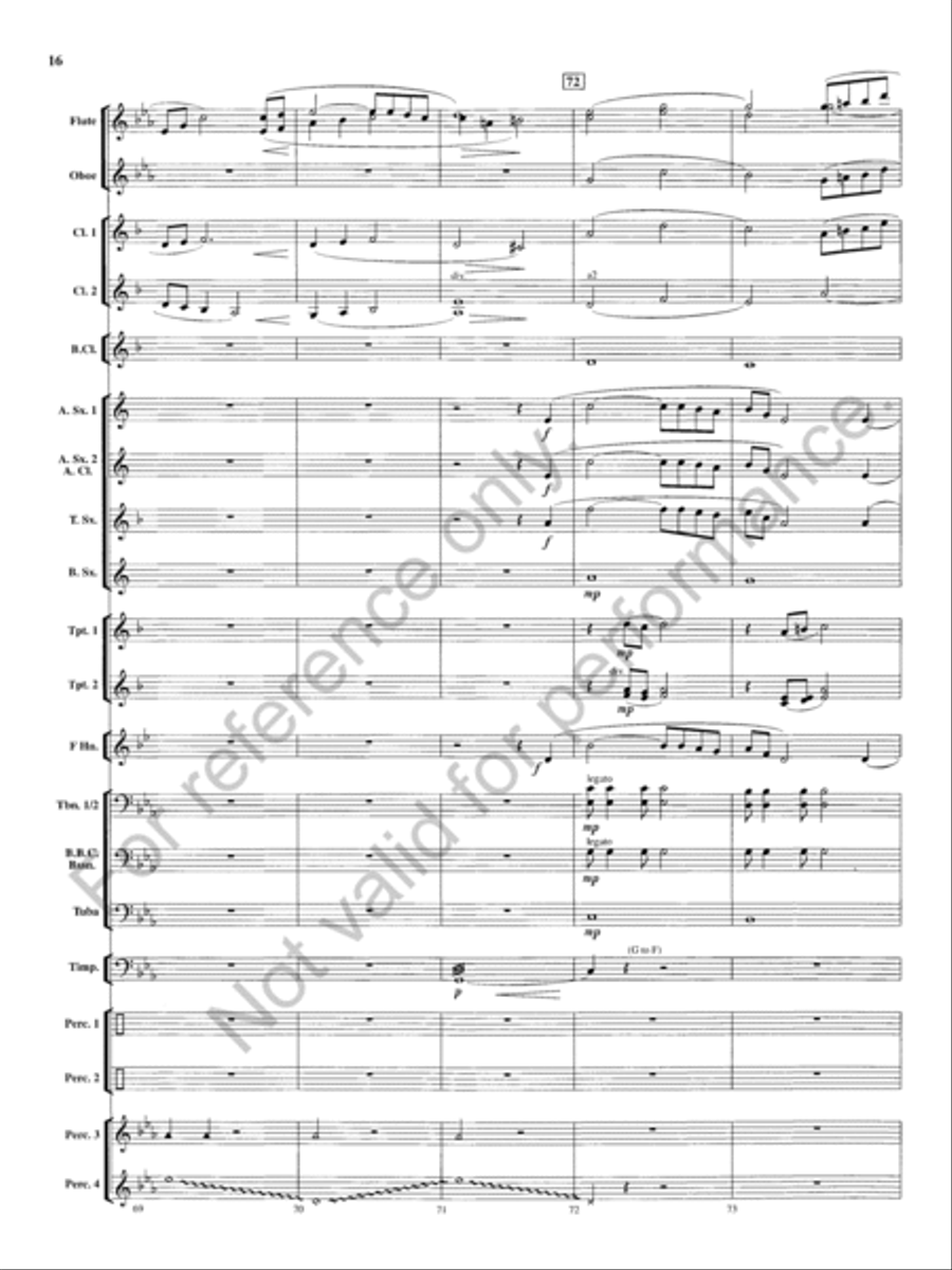 Tempest Rising Concert Band scores gallery preview page 17