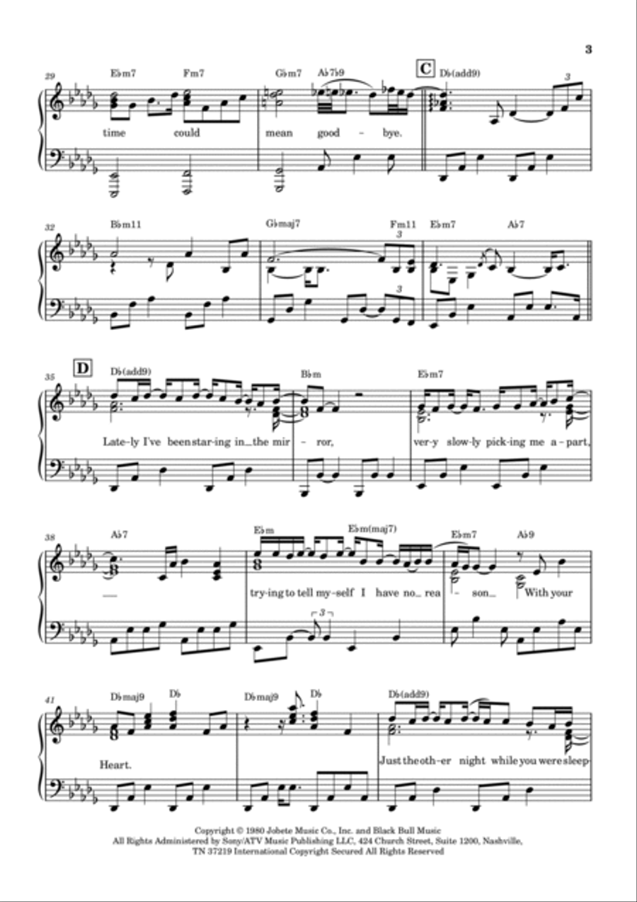 Lately Lately Piano Solo scores gallery preview page 3