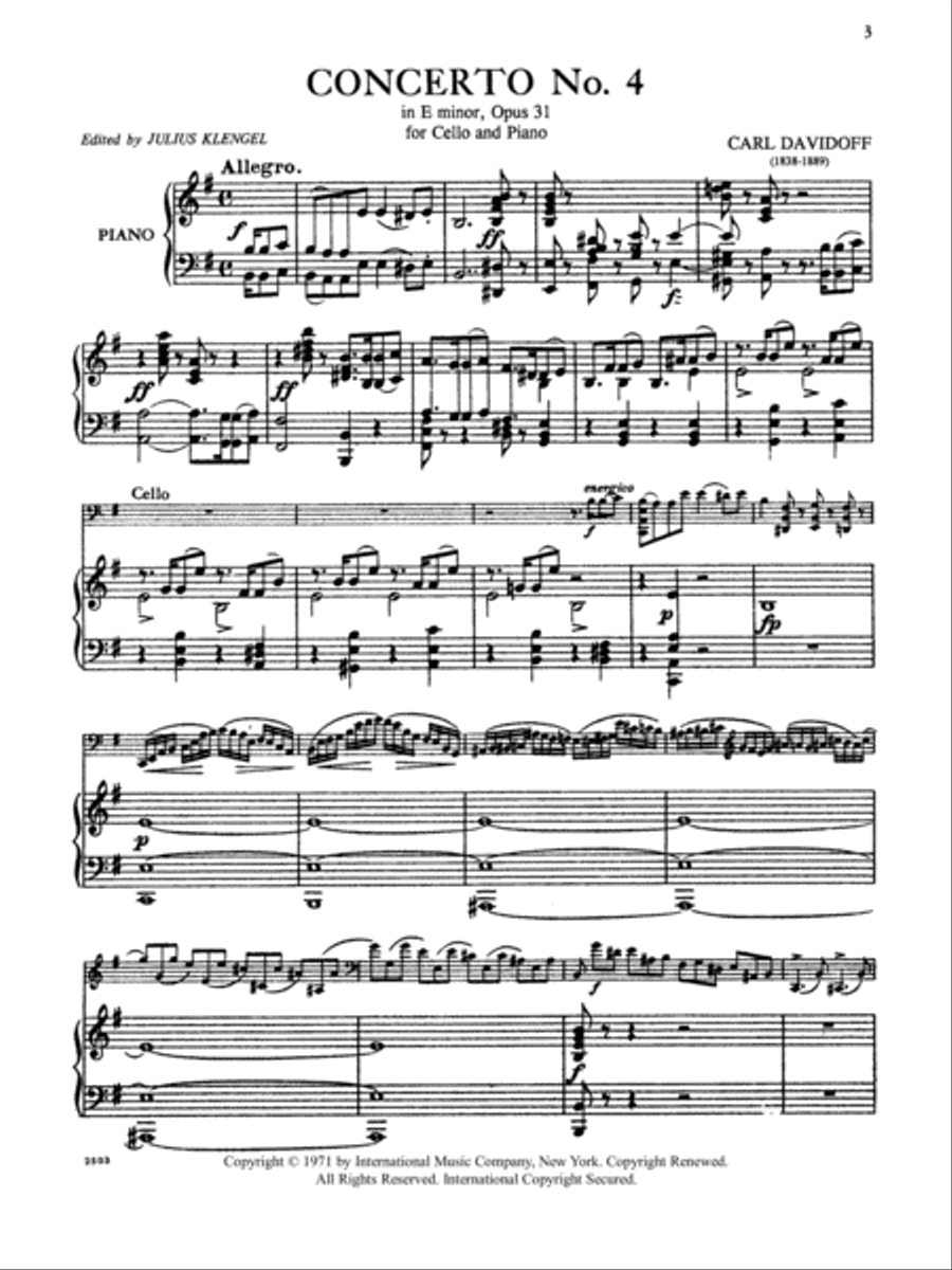 Concerto No. 4 In E Minor, Opus 31 Piano Accompaniment scores gallery preview page 2