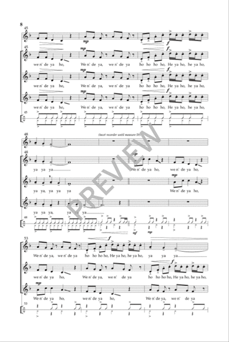 Morning Song (Three-part) 3-Part scores gallery preview page 9