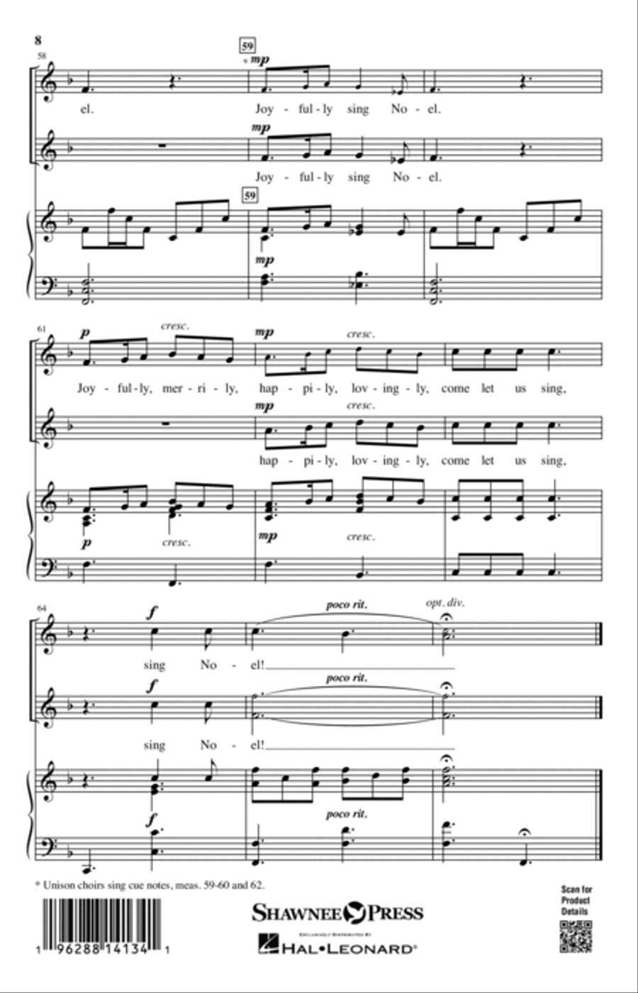 Joyfully Sing Noel 2-Part scores gallery preview page 7