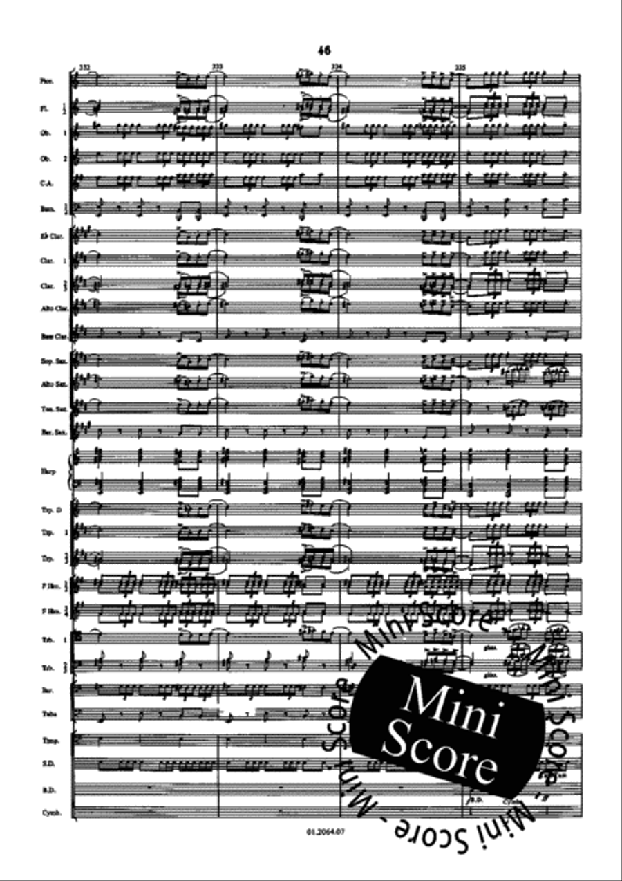 Bolero Concert Band scores gallery preview page 50