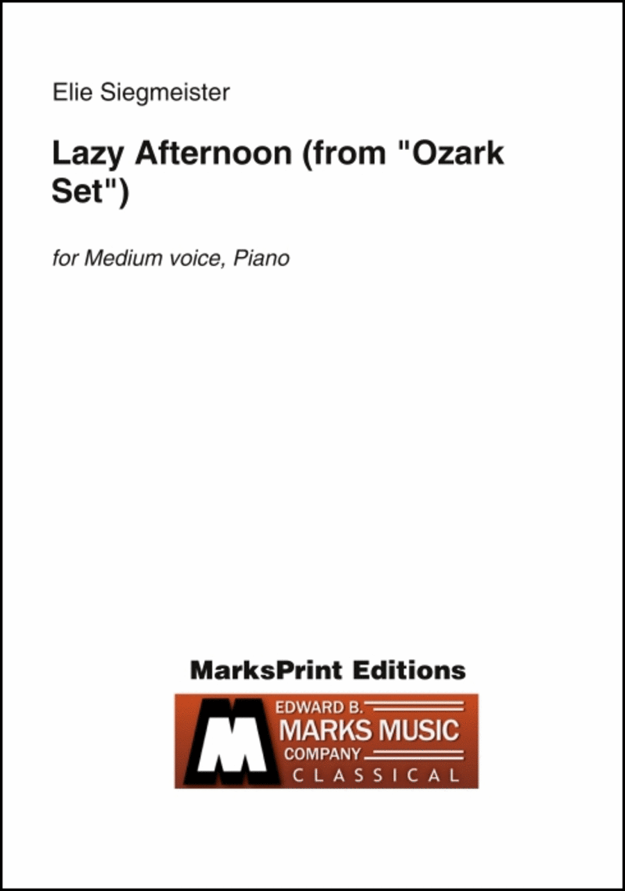 Lazy Afternoon (from 