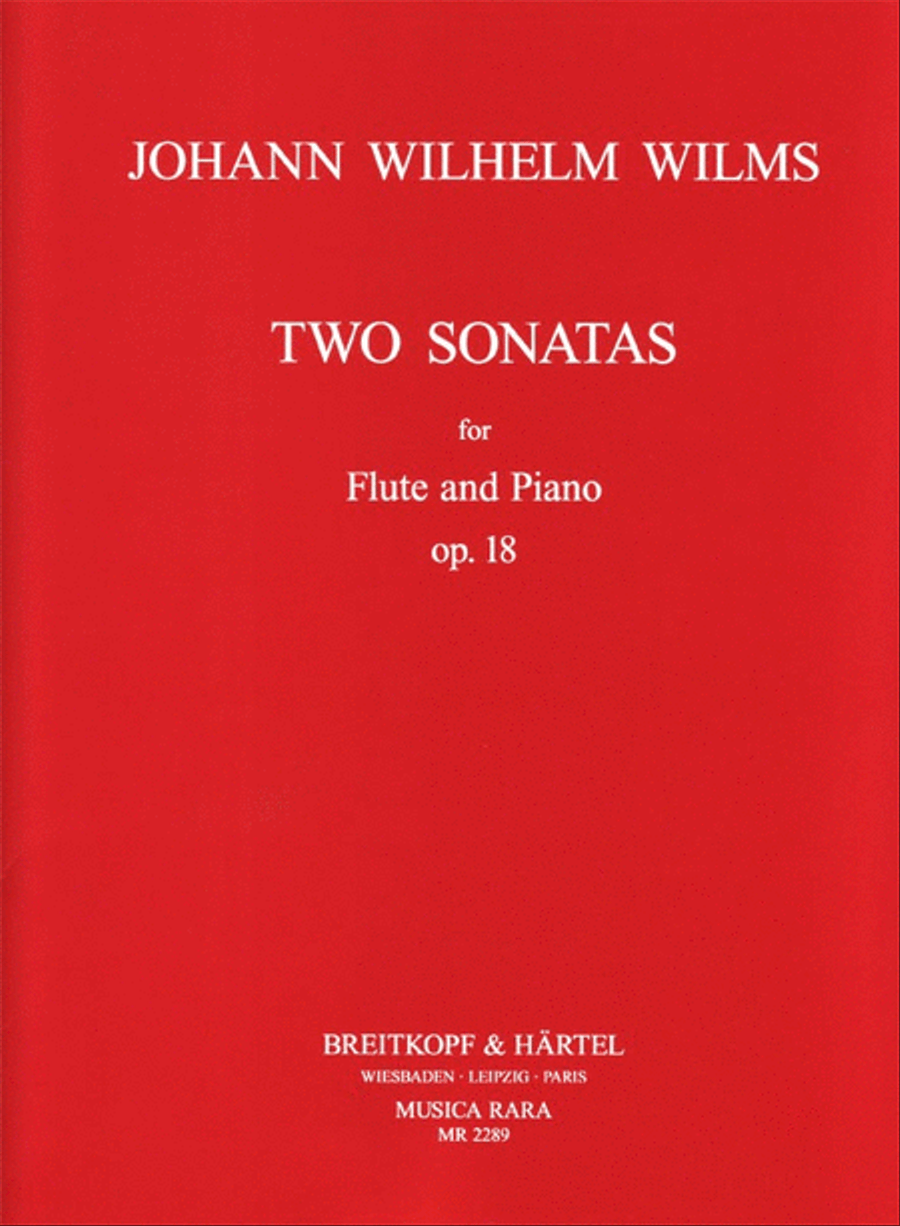 2 Sonatas Op. 18 Flute Solo scores gallery preview page 1