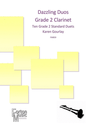 Book cover for Dazzling Duos Grade 2 Clarinet