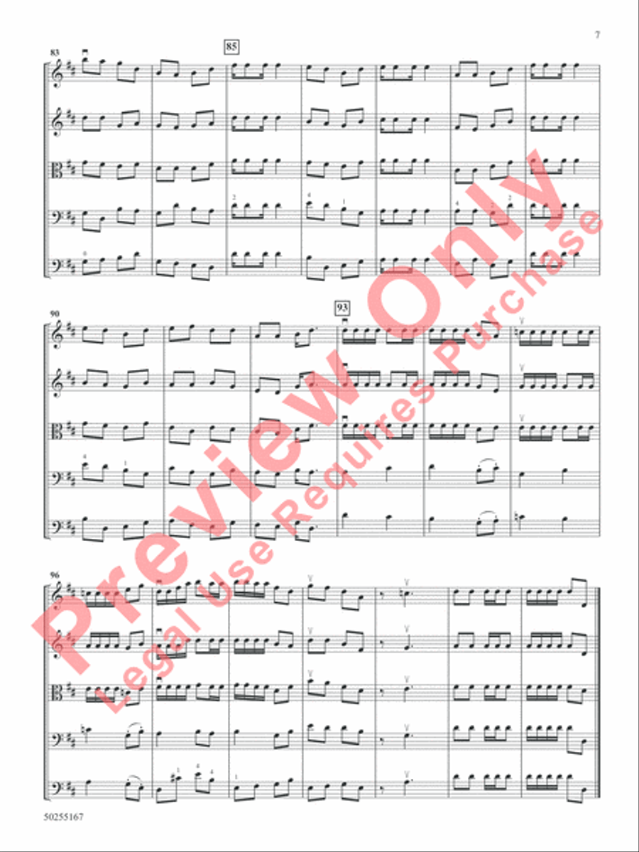 Ole Dan Tucker String Orchestra scores gallery preview page 8
