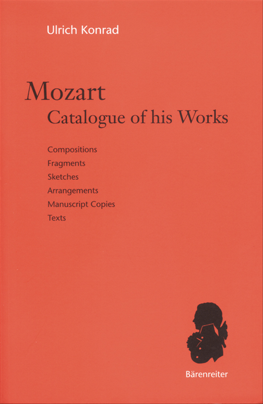 Mozart - Catalogue of his Works