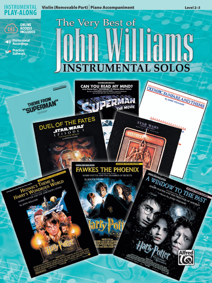 The Very Best of John Williams - Violin (Book/CD) Violin scores gallery preview page 1