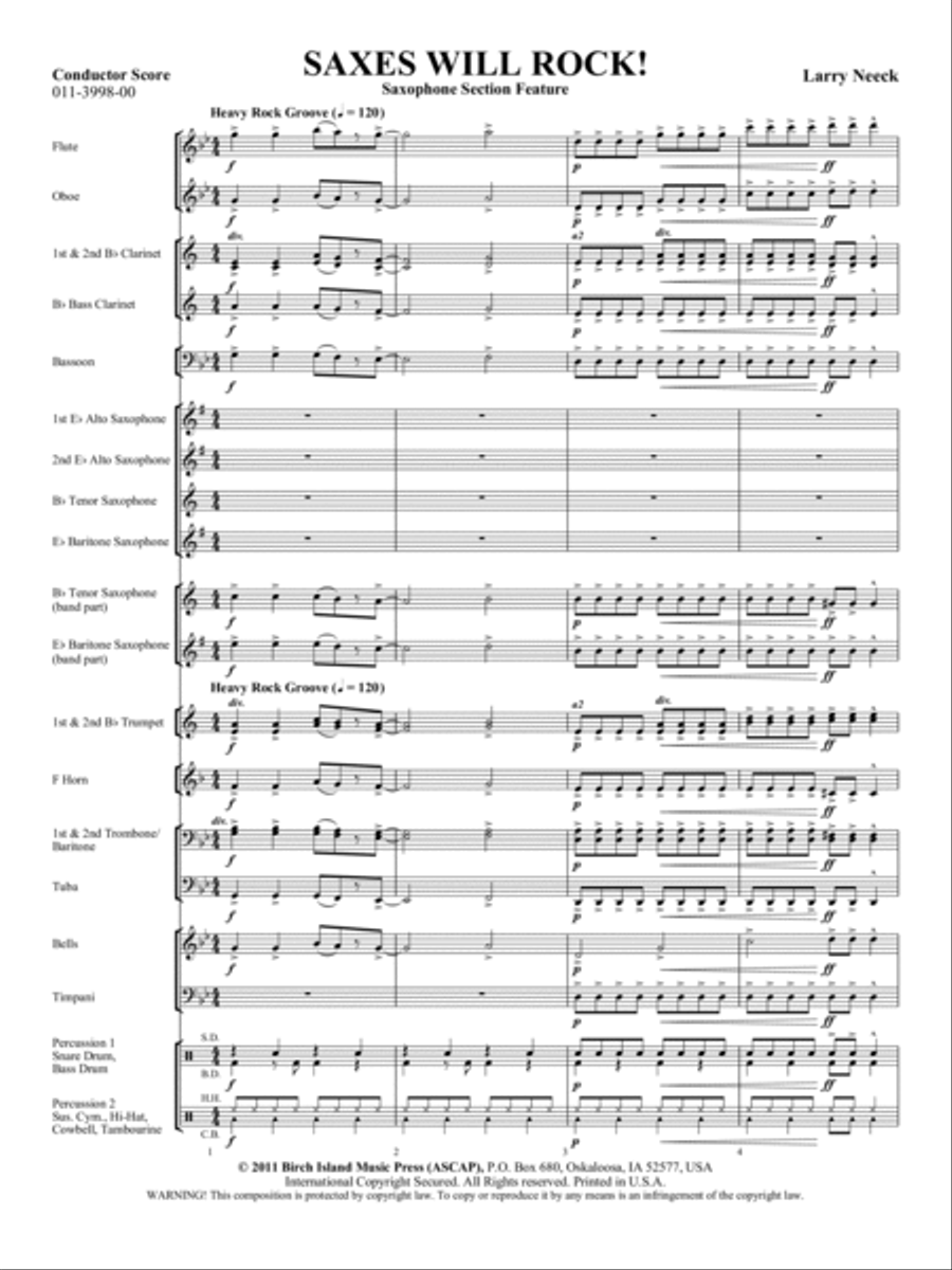 Saxes Will Rock! image number null
