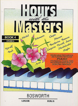 Book cover for Hours with the Masters - Book 4, Grade 5