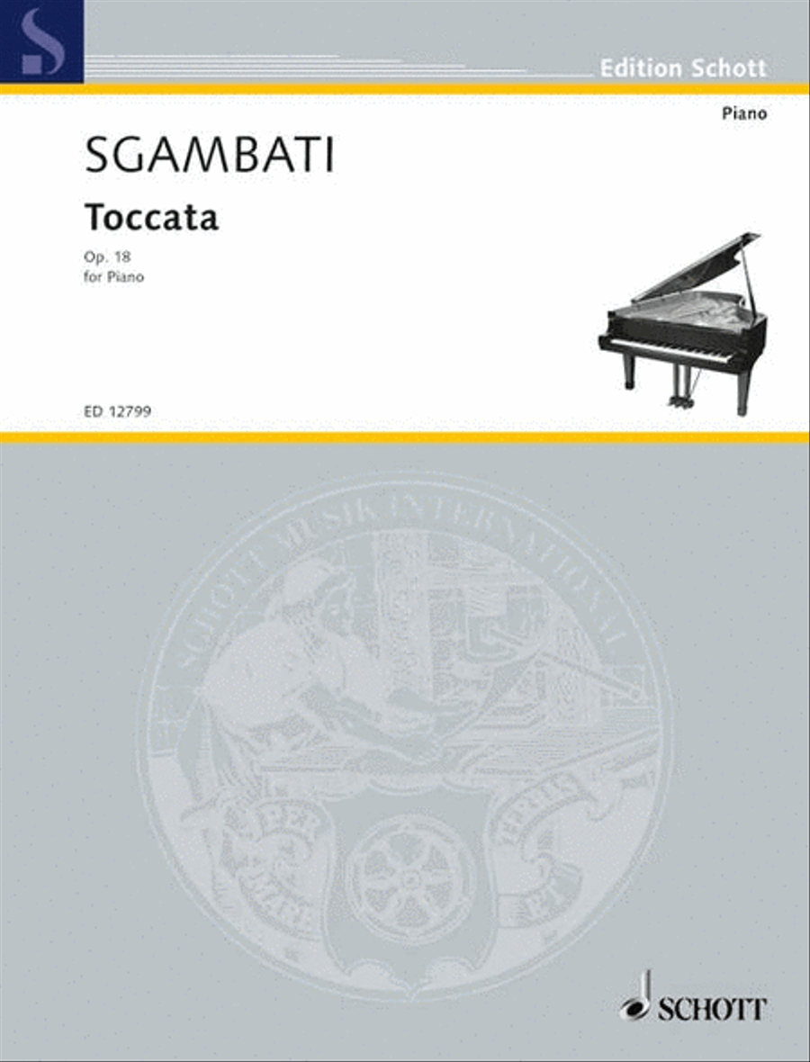 Sgambati Toccata Op18; Pft. Piano Solo scores gallery preview page 1