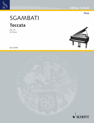 Book cover for Sgambati Toccata Op18; Pft.