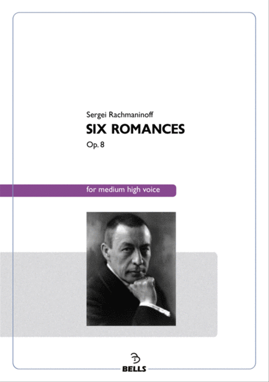 Six Romances, Op. 8 Medium-High Voice scores gallery preview page 1