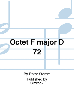 Octet F major D 72