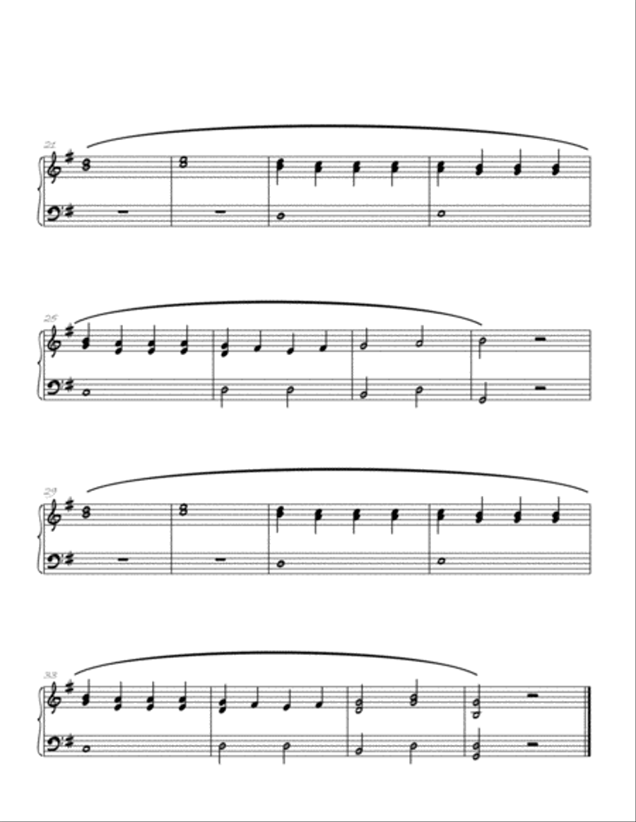 5 Iconic Classical Pieces arranged for easy piano (Book 1) Piano Method scores gallery preview page 5