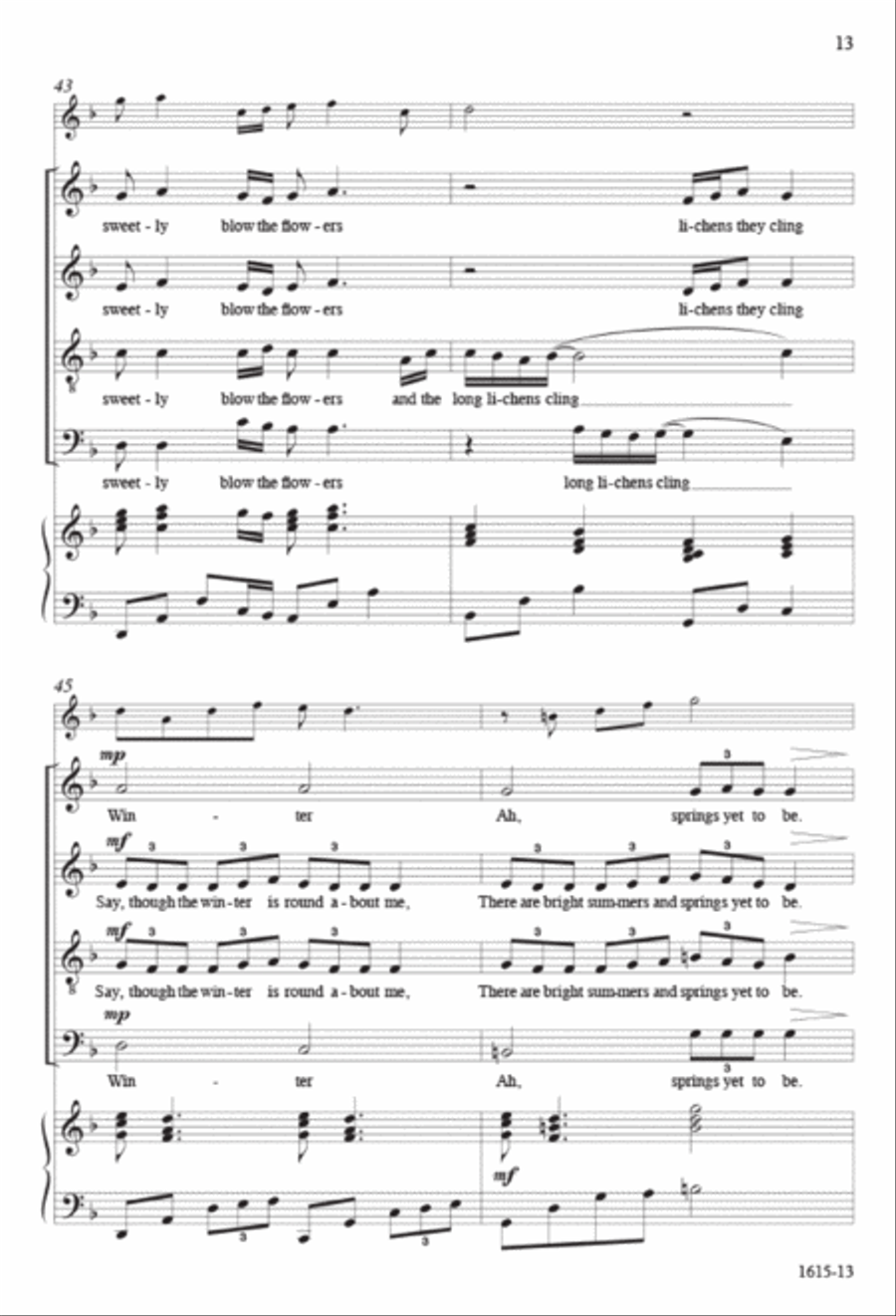 Sing to Me - SATB octavo Sing to Me - SATB octavo 4-Part scores gallery preview page 12