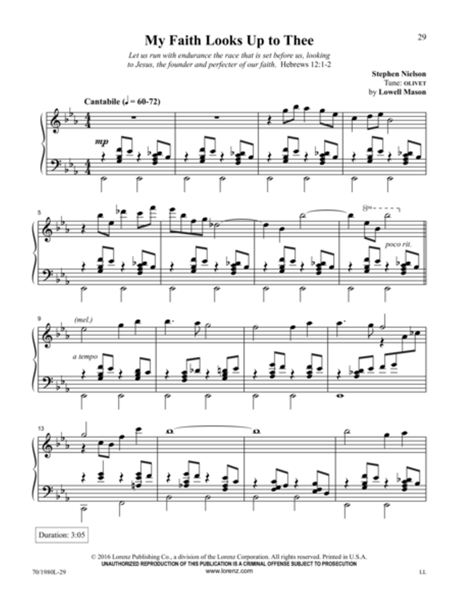 To God Alone Be Glory To God Alone Be Glory Piano Solo scores gallery preview page 19
