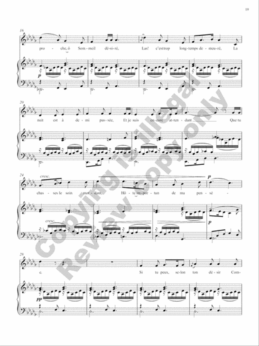 Songs of Gouvy, Volume 2: 18 Sonnets et chansons de Desportes; 18 Poésies de Moritz Hartmann Voice Solo scores gallery preview page 41