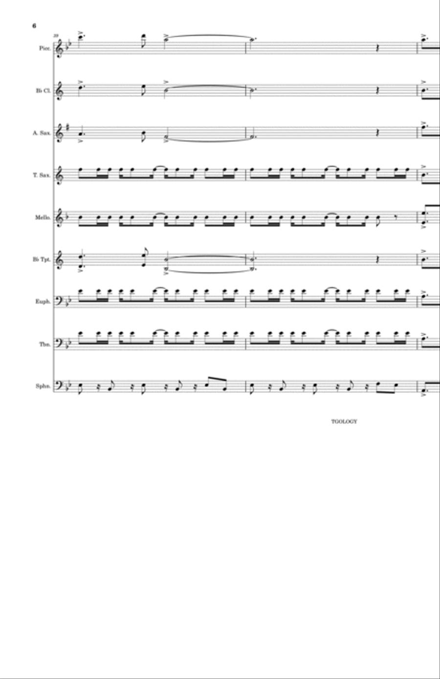 Big Ballin Big Ballin Marching Band scores gallery preview page 6